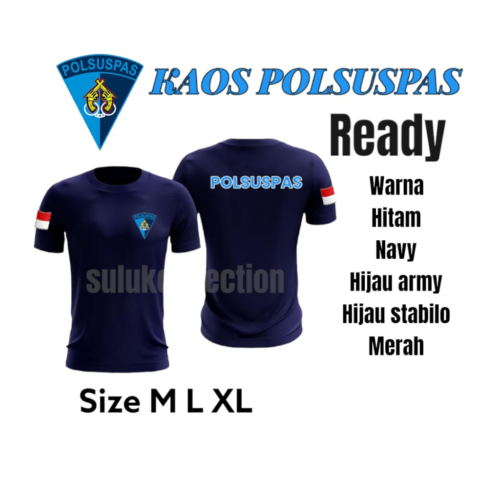 Kaos Polsuspas / Kaos Polsuspas Bahan Dryfit/ Kaos jersey Polsuspas Premium