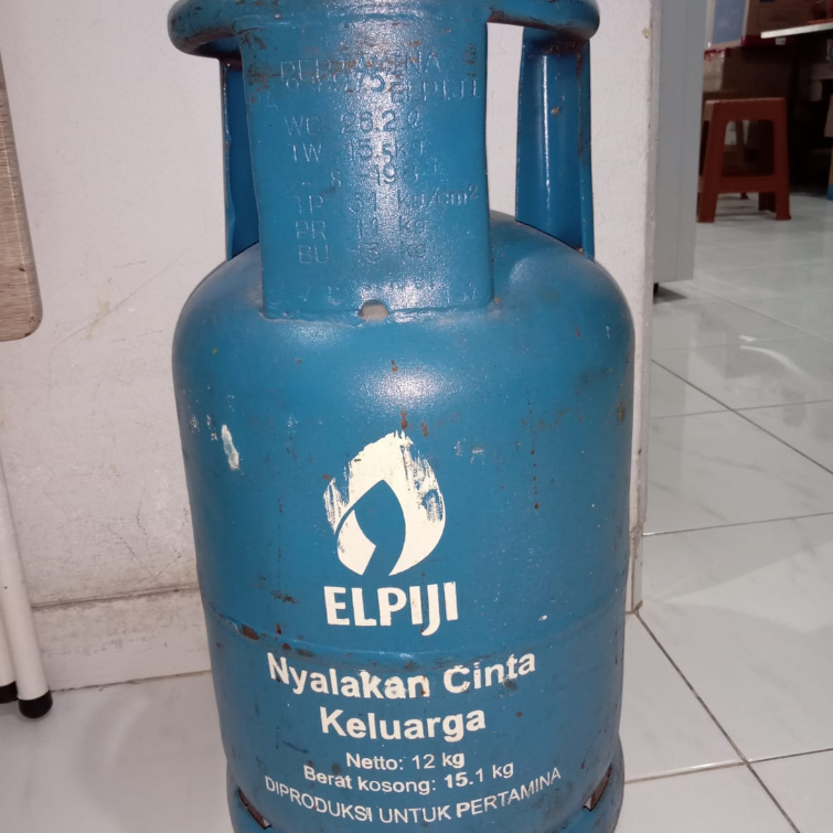 TABUNG GAS 12 KG ELPIJI BIRU KOSONG Grab Gojek Only