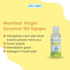 

[100% ALAMI] VCO VICO Virgin Coconut Oil Sipopo Atasi Ruam Popok dan Pipi Minyak Kelapa Murni 60ml