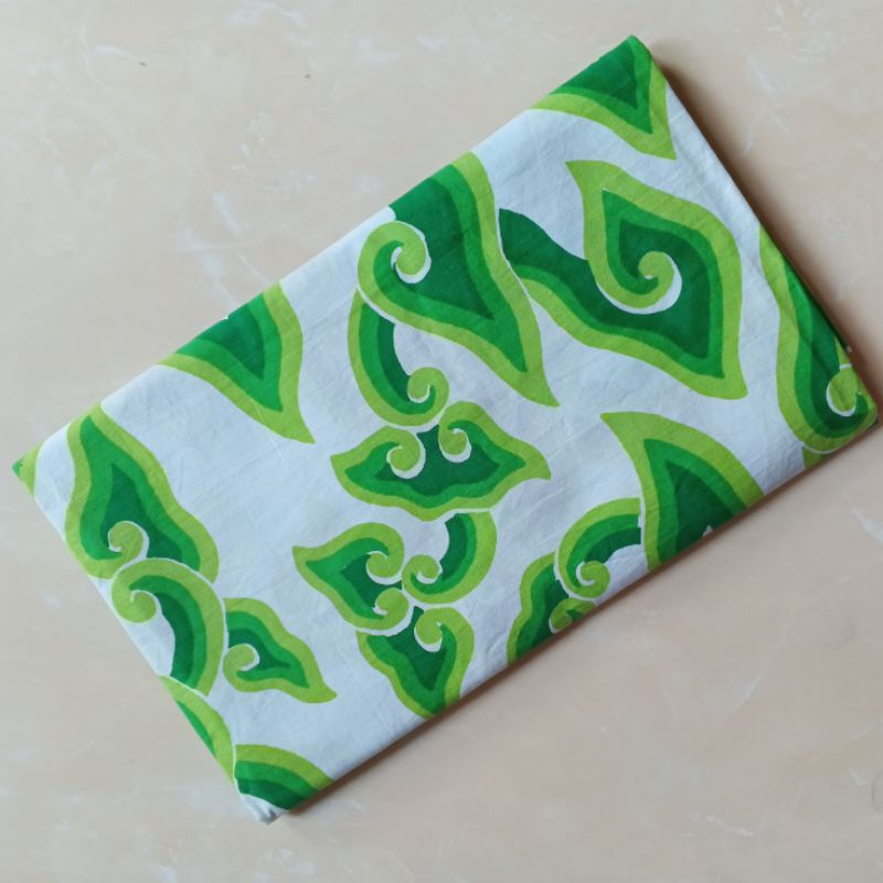 batik.cirebon | Kain Batik PREMIUM, batik cirebon warna Hijau Putih