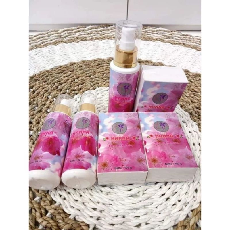 Hanna Pemutih Badan 1 paket Promo Free Hb Siang