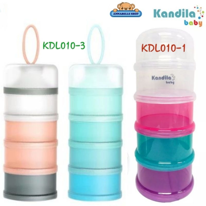 Kandila Baby Milk Powder Dispenser Case 4 layer | tempat susu bubuk sufor tumpuk KDL0103 kdl0101