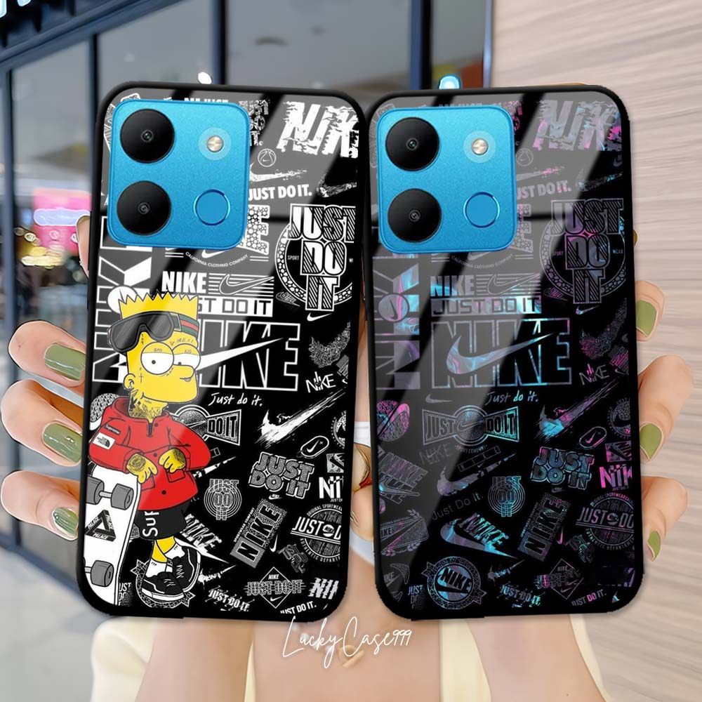 LS784 Softcase Kilau Infinix Smart 7 Smart 6 Ram 2 Ram 3 Smart 5 Softcase Kaca Akrilik Infinix Smart