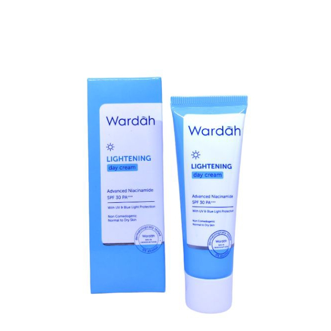 Wardah Lightening Day Cream/ Pelembab Cream Siang Wardah