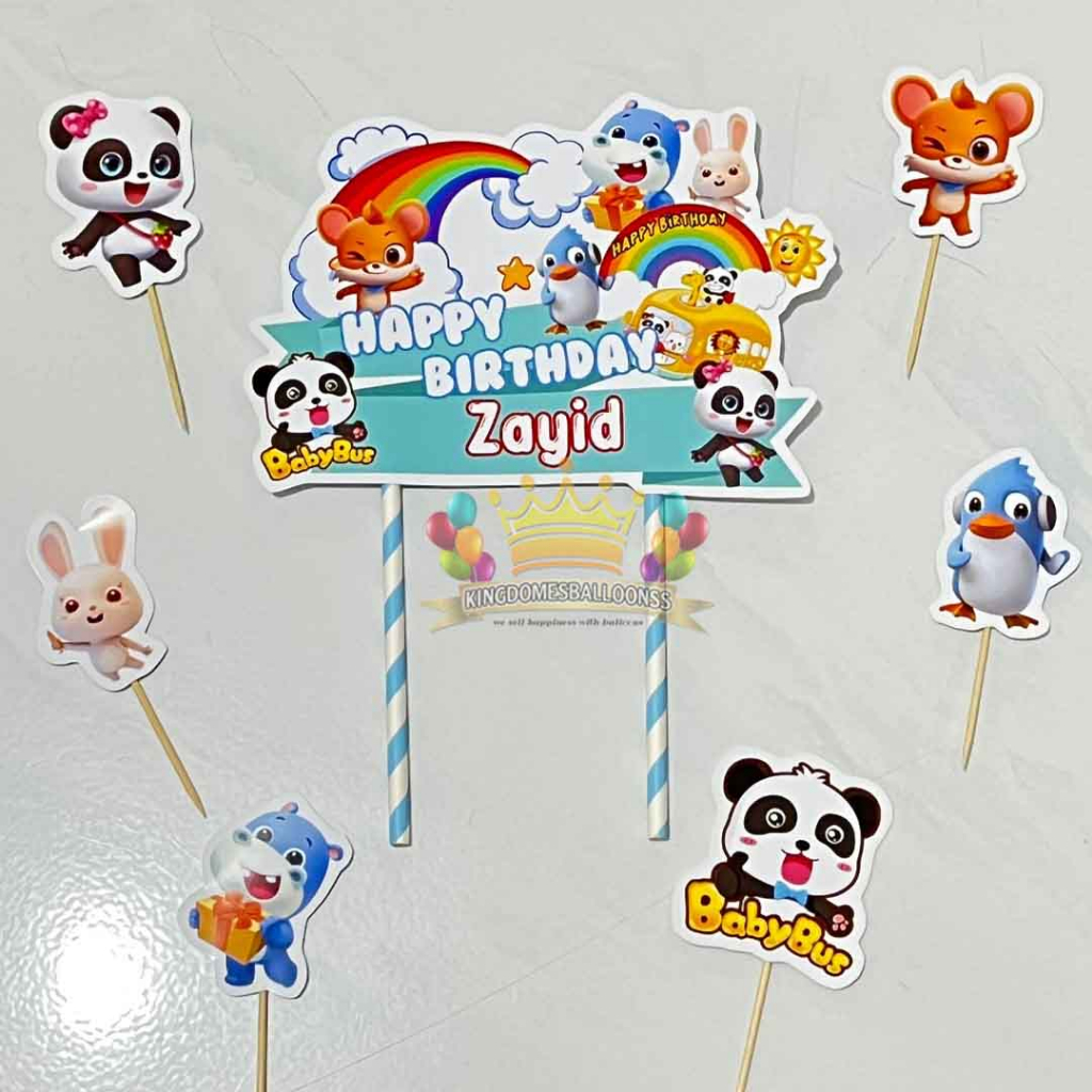 Topper Cake Custom Nama Roblox