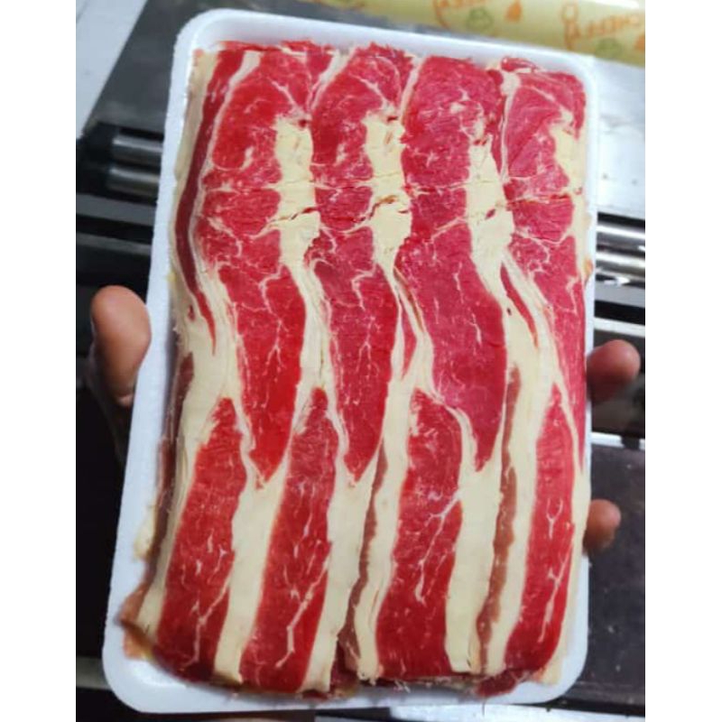 Daging beef slice yoshinoya / Aus Shortplate 500gr