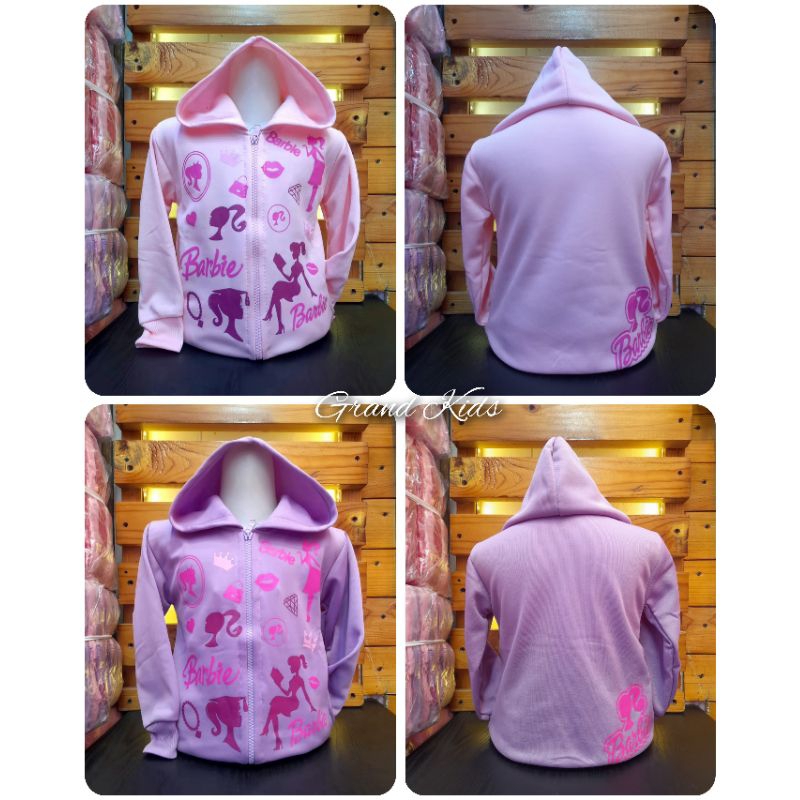 Model Baru/Jaket Anak Perempuan Barbie/Kids Jacket/Jaket Anak Perempuan Barbie/Jaket Anak Perempuan 