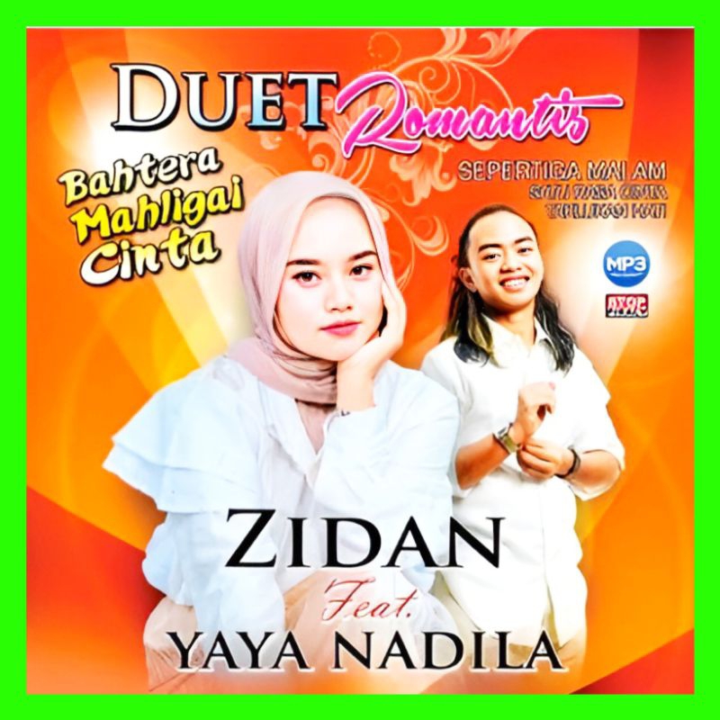 Kaset Cd Mp3 Lagu Zidan Ft Yaya nadila  - Bisa Buat Audio Mobil - Kaset Cd Mp3 Mobil - Kaset Mp3 Lag