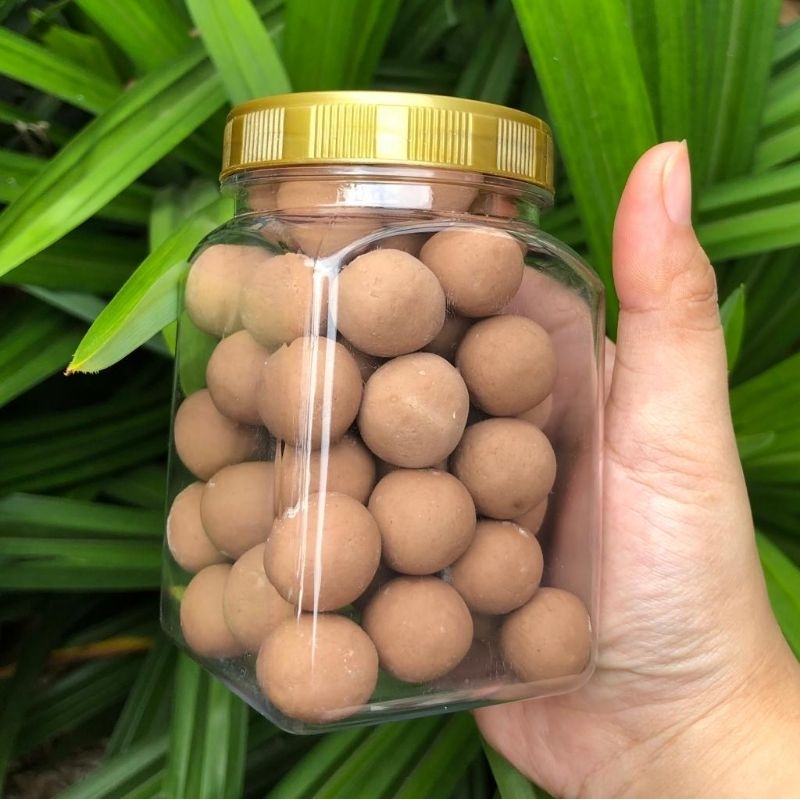 

BOLA SUSU DANCOW PREMIUM COKLAT SUSU DAN COKLAT MILO 50butir 250 GR KEMASAN BOTOL