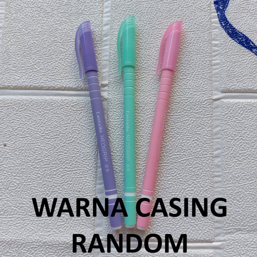 

Pulpen Standard Castello Neogrip 0.5mm Hitam - 1 Buah