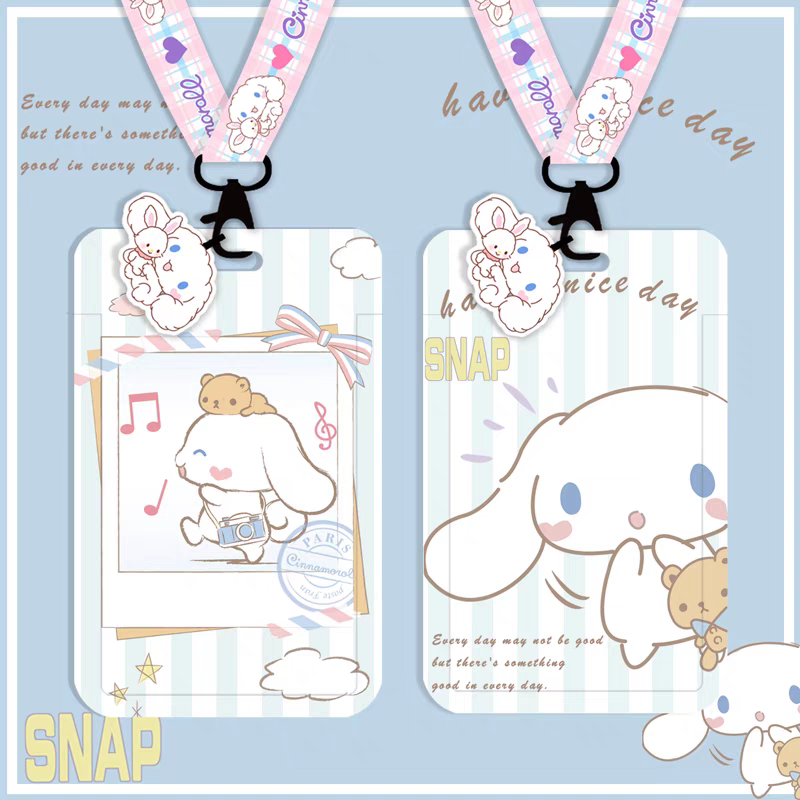 

Kalung Holder Kartu Lucu Sanryo Zanrio / ID Card Name Tag Lanyard Cinnamoroll