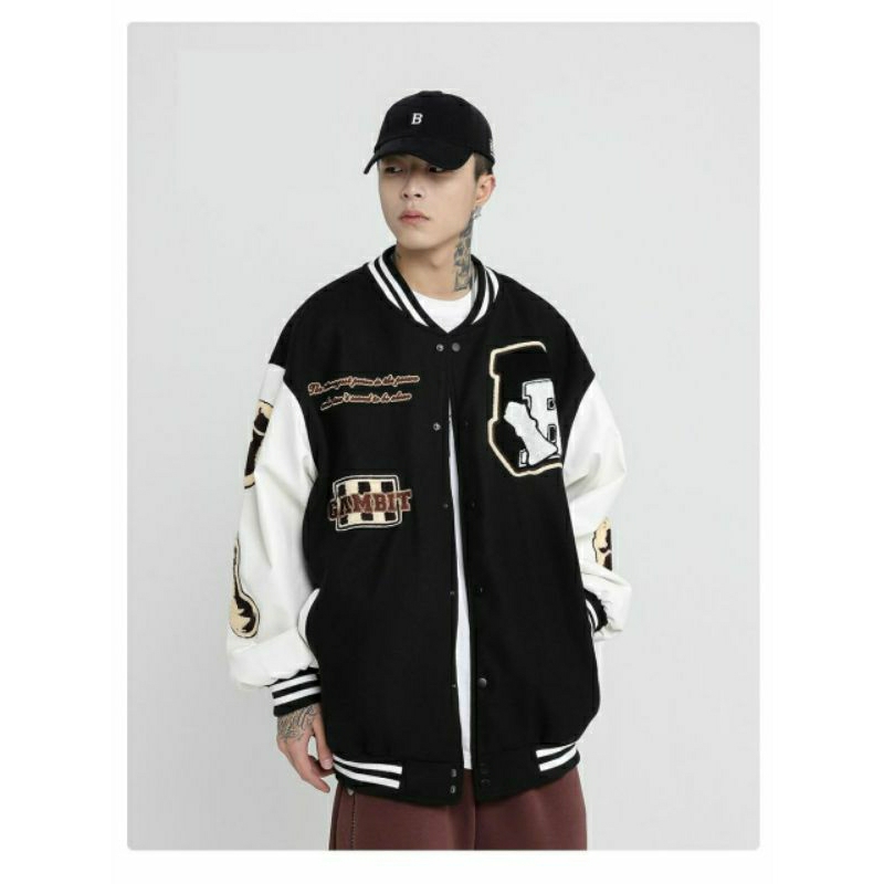 promo jacket baseball / jacket baseball casual / JACKET IR GBMAIT BASEBALL