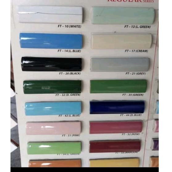Lis Kramik Kuku Macan 10cm Polos Per Kotak 180pcs