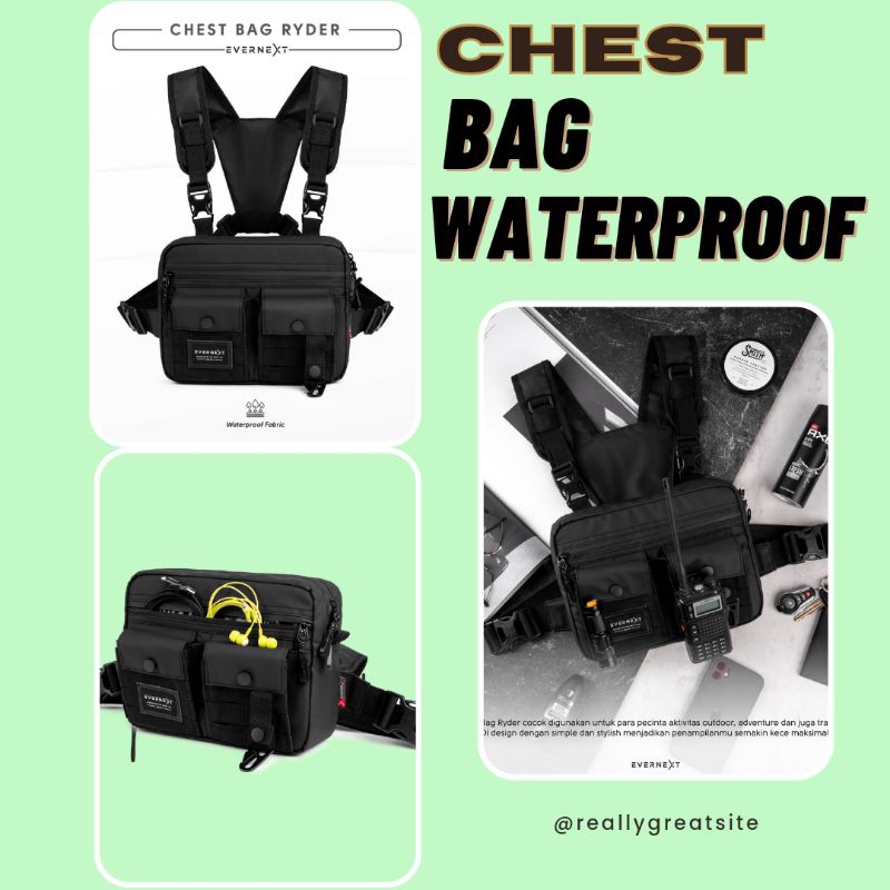 Chest bag waterproof Ryder pria tactical