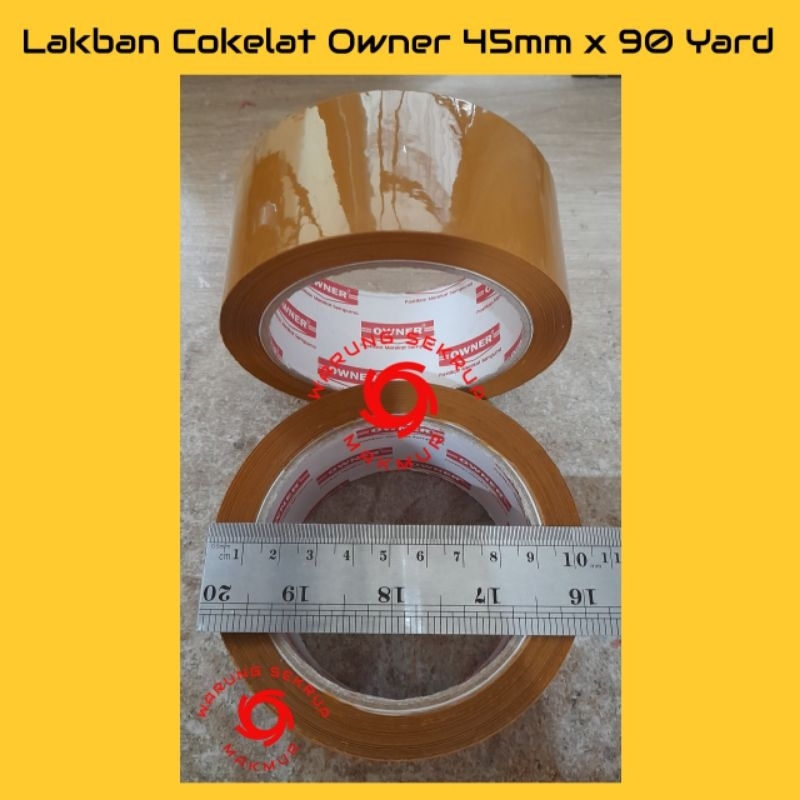 

Lakban Cokelat 45mm x 90 Yard (2 INCH)