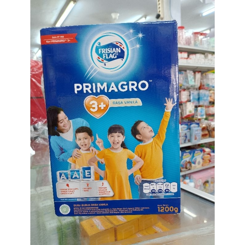 Frisian flag primagro 3+ vanilla 1200gram