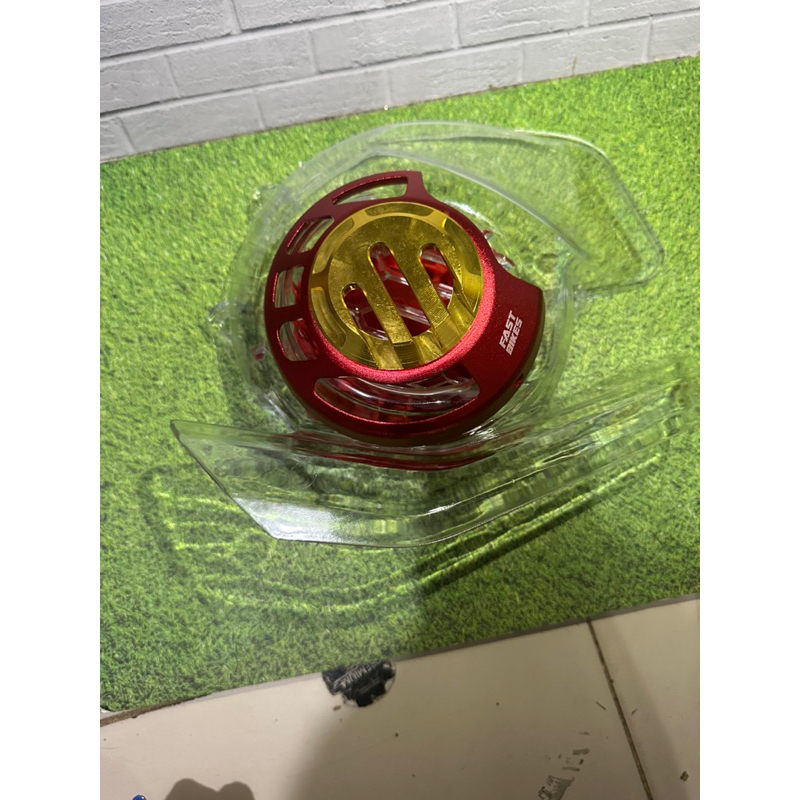 Paket Lengkap Cover Tuutp Kipas Mio M3 Transpatan Plus Kipas Beserta Cover Tutup Kipas Cnc 2 Warna I