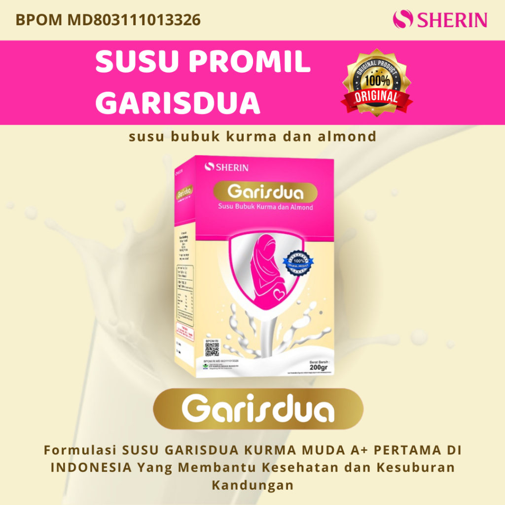 

Garisdua Sherin Susu Promil 1 Box Original