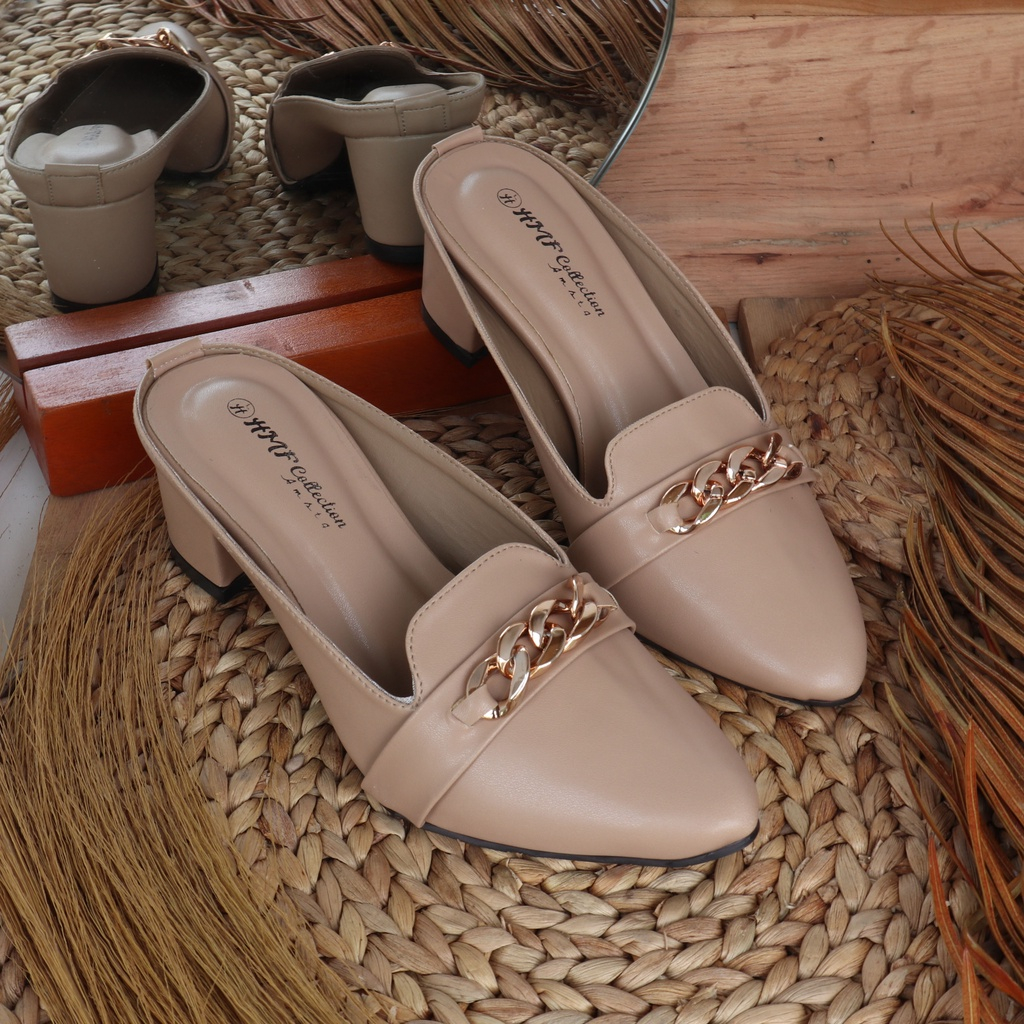 sepatu heels wanita premium sendal terbaru trendy casual cewek 2022 kekinian import kondangan dewasa
