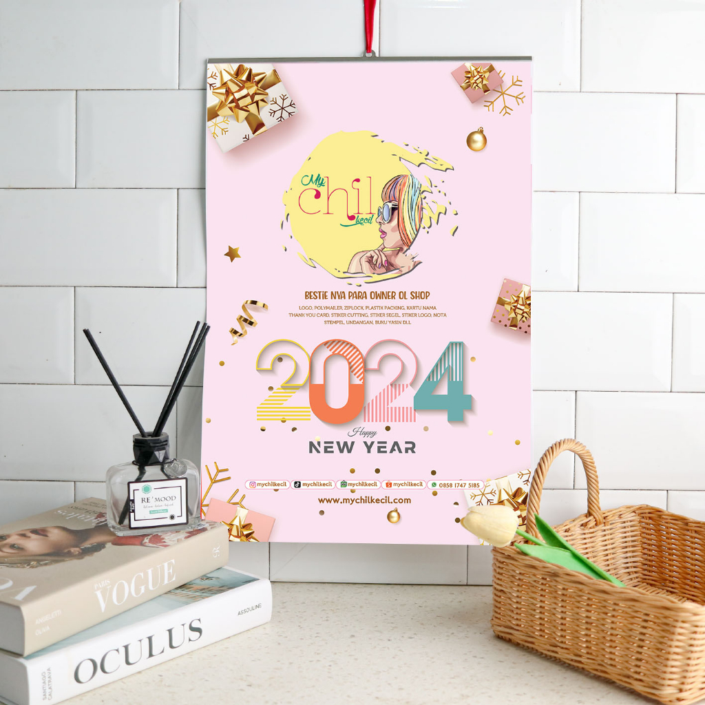 

KALENDER DINDING 6 lembar FREE 1 lembar cover / KALENDER DINDING / KALENDER GANTUNG / KALENDER PERUSAHAAN / KALENDER OLSHOP / KALENDER CUSTOM