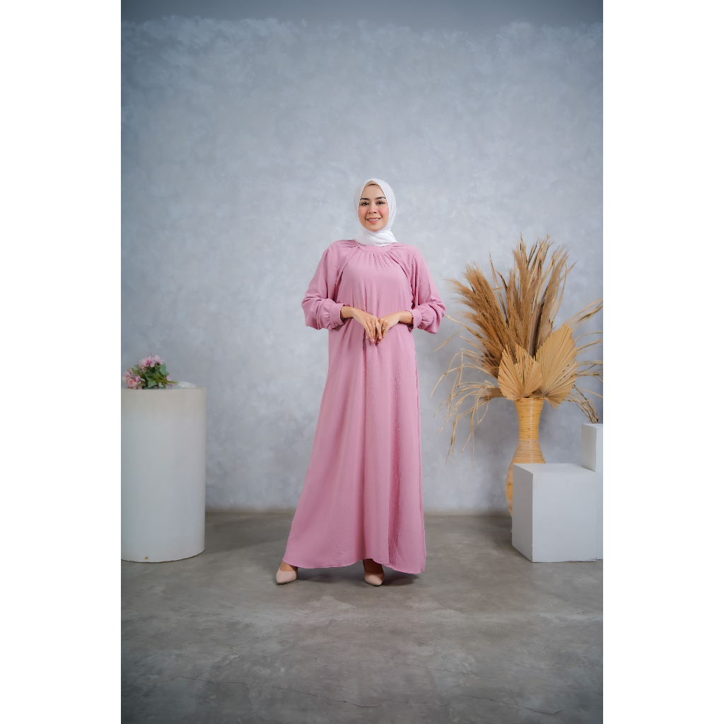 Gamis Crinkle Premium Import TRENDY MASAKINI