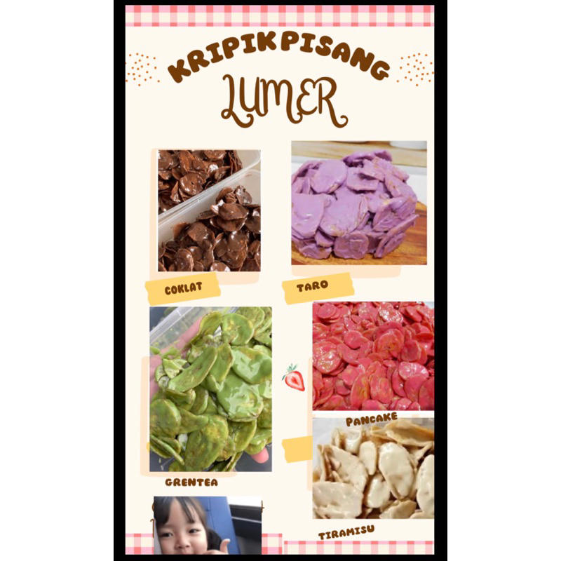 

Kripik pisang coklatlumer
