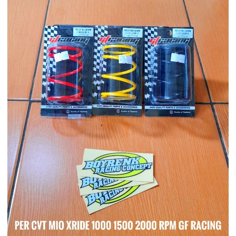 PER CVT RACING MIO XRIDE 1000 1500 2000 RPM GF RACING