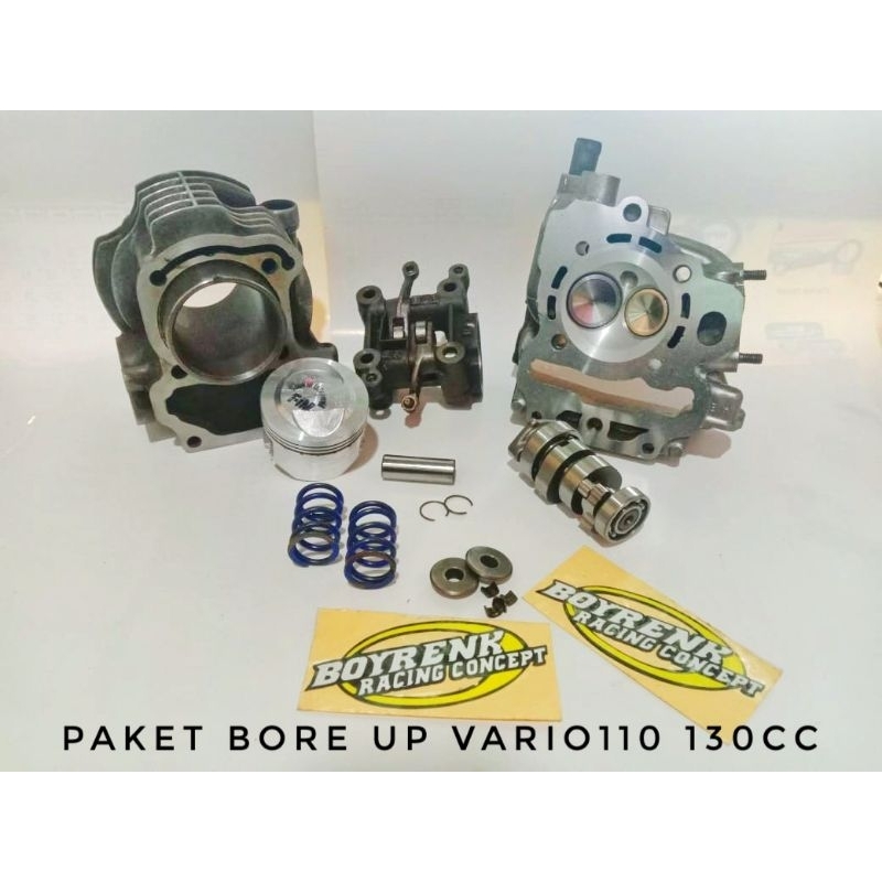 PAKET BORE UP VARIO 110 VARIO KARBU VARIO LAMA 130CC- BRC OLSHOP
