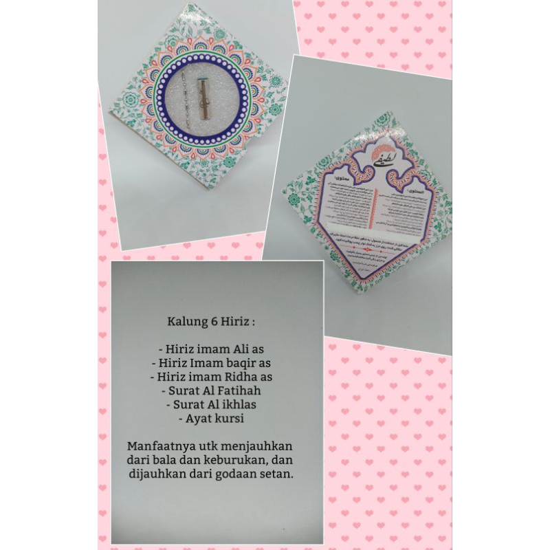 Liontin Kalung Stainless 6 Hiriz