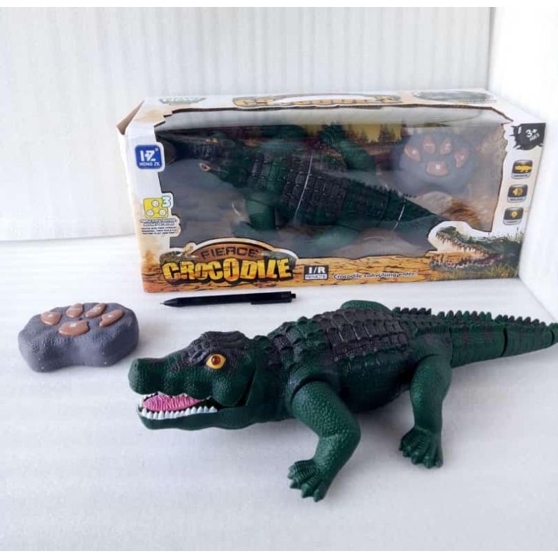Mainan Remote Control Crocodile.. RC Buaya