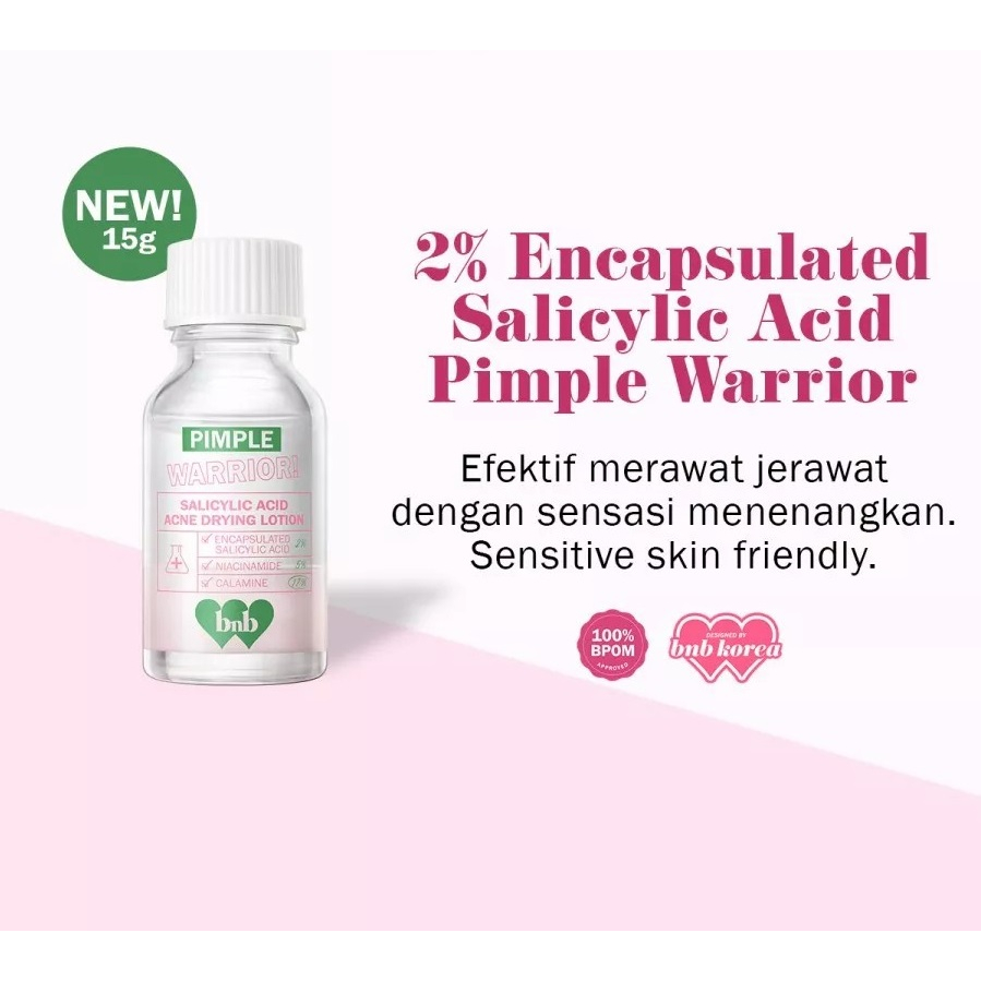 BNB BARENBLISS PIMPLE WARRIOR - OBAT TOTOL JERAWAT