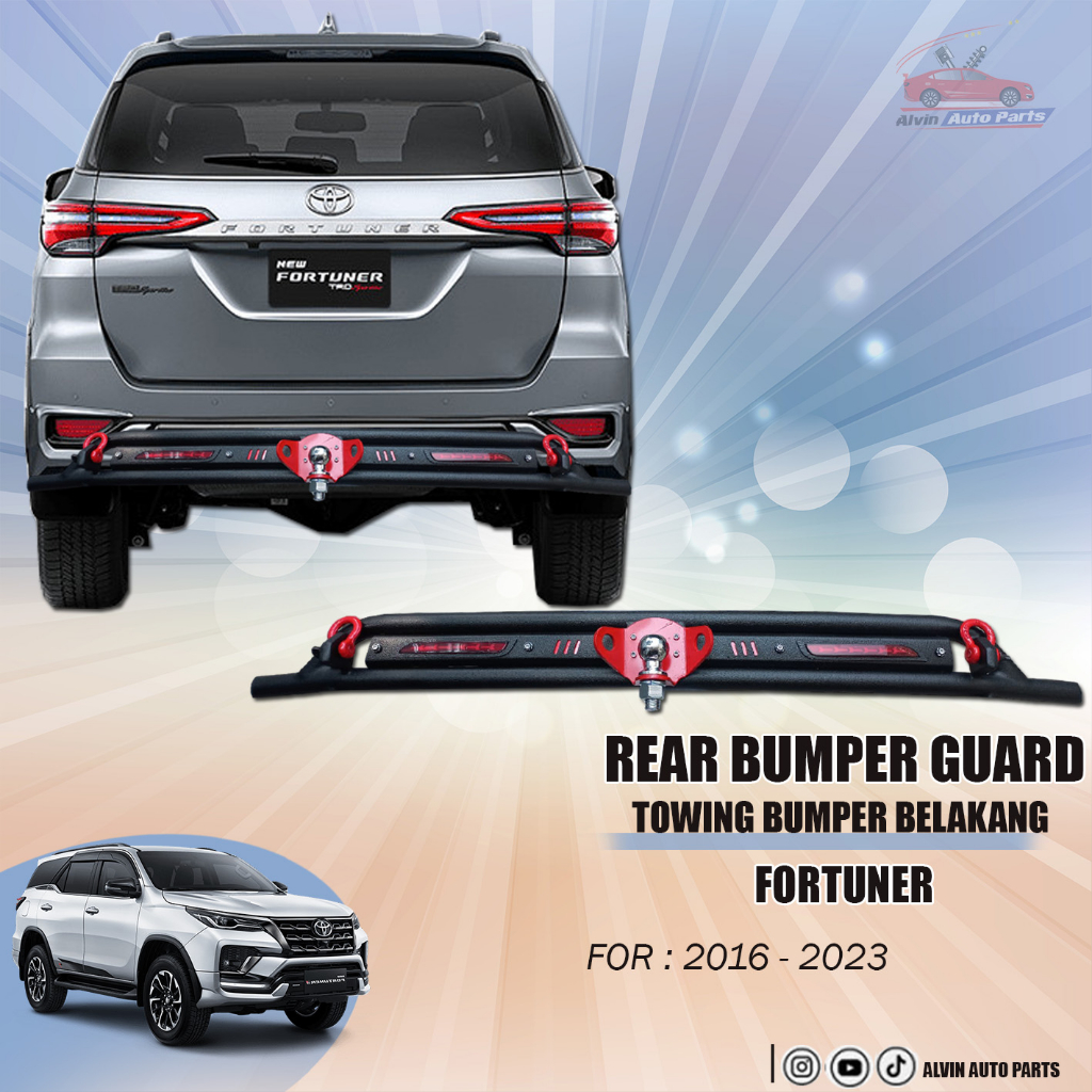 TOWING FORTUNER VRZ 2016 - 2023 / PENGAMAN BUMPER FORTUNER 2016 - 2023 COBRA STYLE