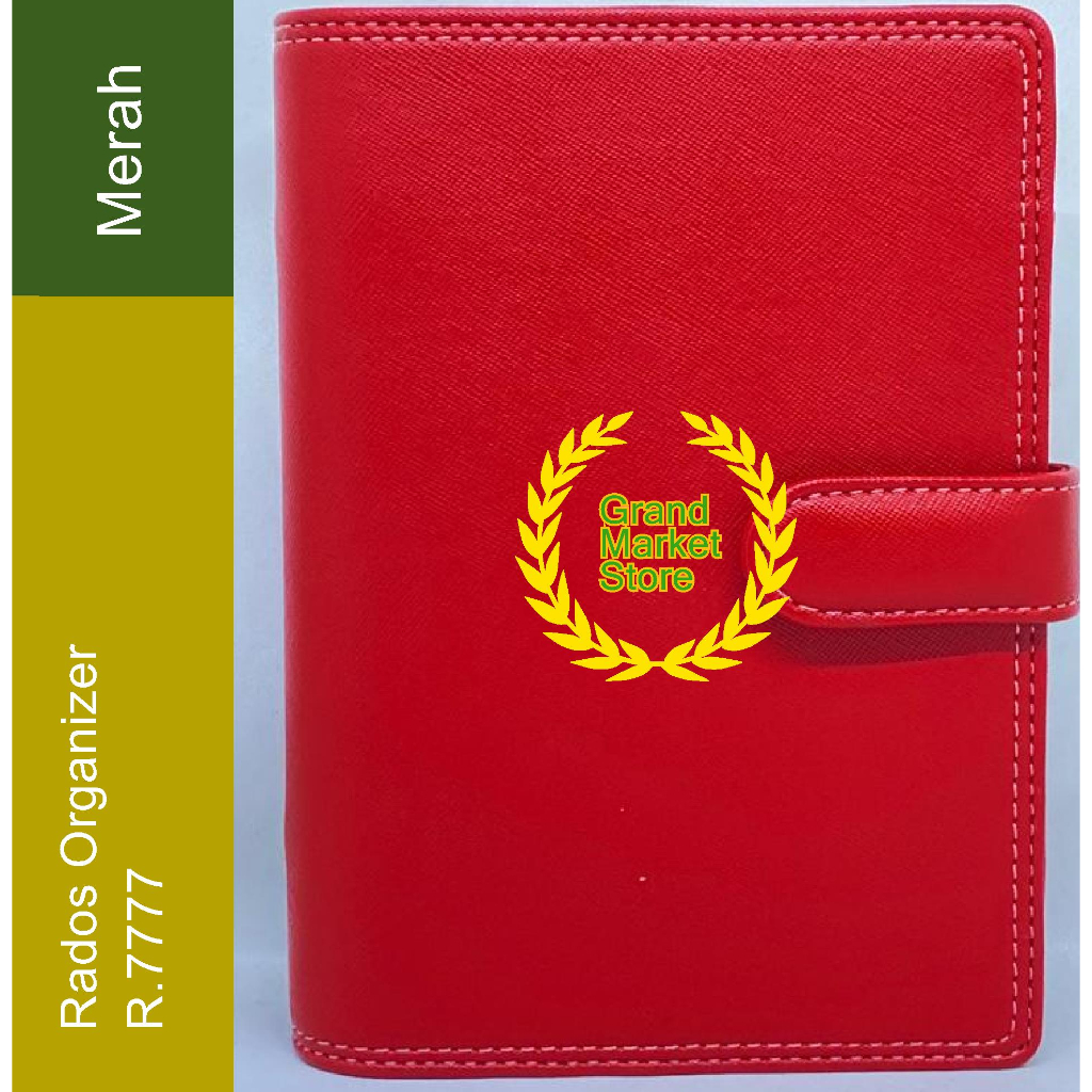Rados Organizer R.7777 Agenda / Time Planner Buku Agenda Warna Merah