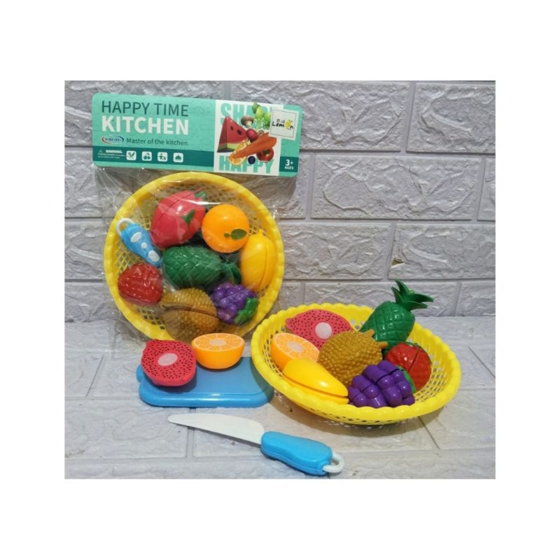 Mainan Anak Potong Buah Potong Sayur Fruit Cutting Fruit