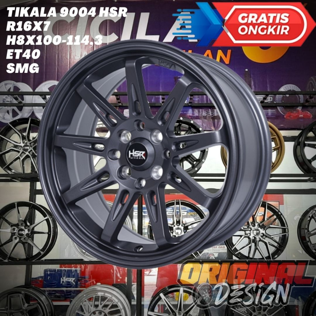 Velg Mobil Ring 16 HSR TIKALA R16 Untuk Raize , Rocky , Mobilio , Brio