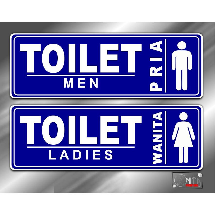 

Stiker Toliet