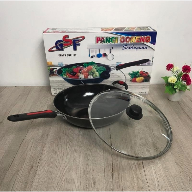 Wajan+ Tutup Kaca