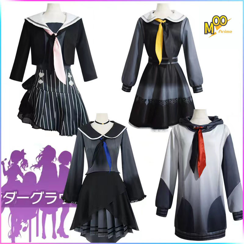 Project Sekai Colorful Stage feat. Hatsune Miku. Kanade Mafuyu Enanan Mizuki cosplay Set and wig
