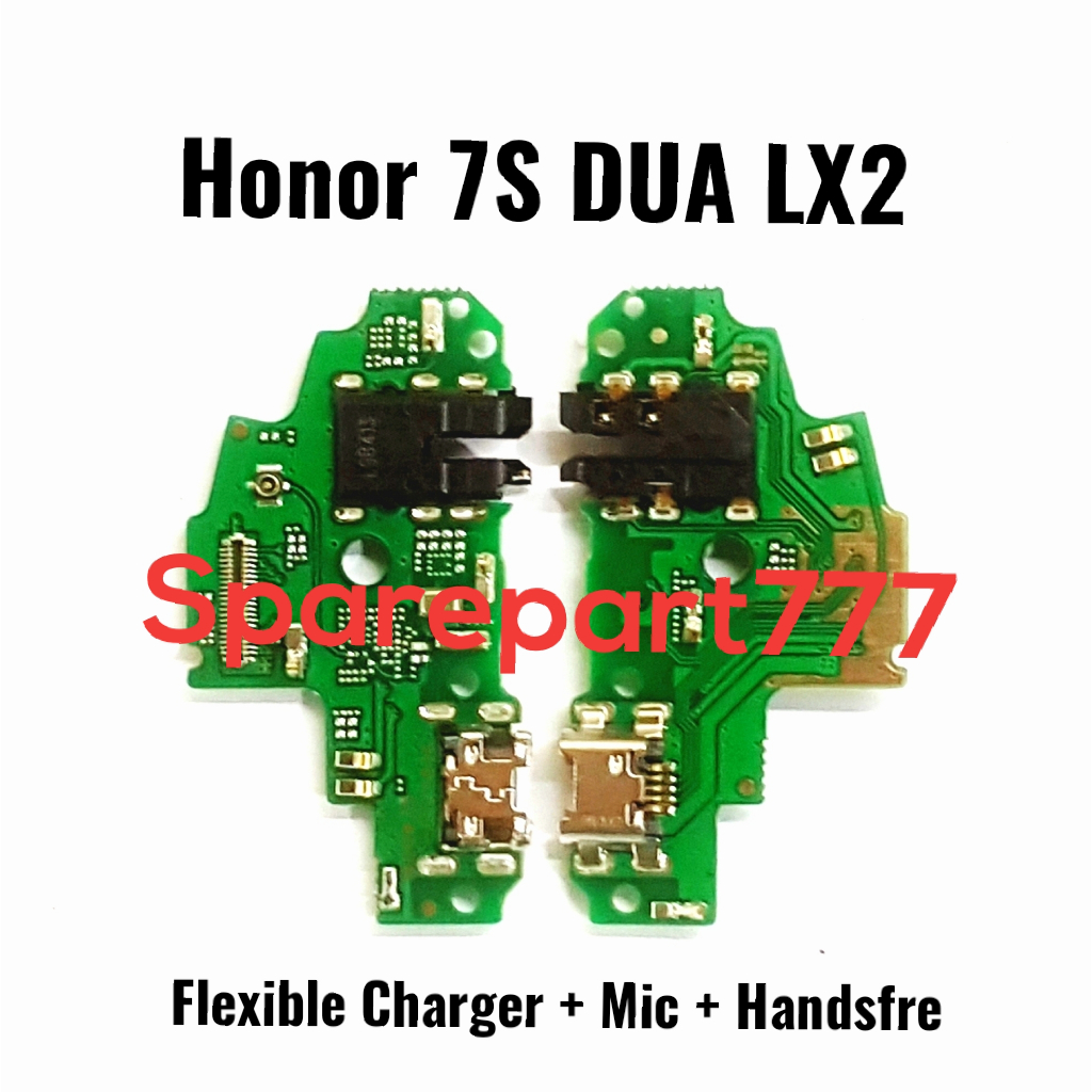 Ori Papan Flexible Connector Charger Mic handsfree Honor 7S dua / LX2 - Konektor Cas Casan Cassan