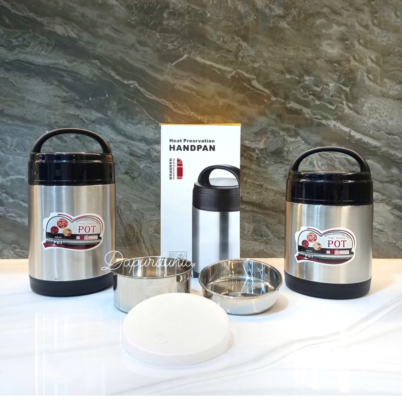 Travel pot stainless handpan ( 1600ml / 2000ml )