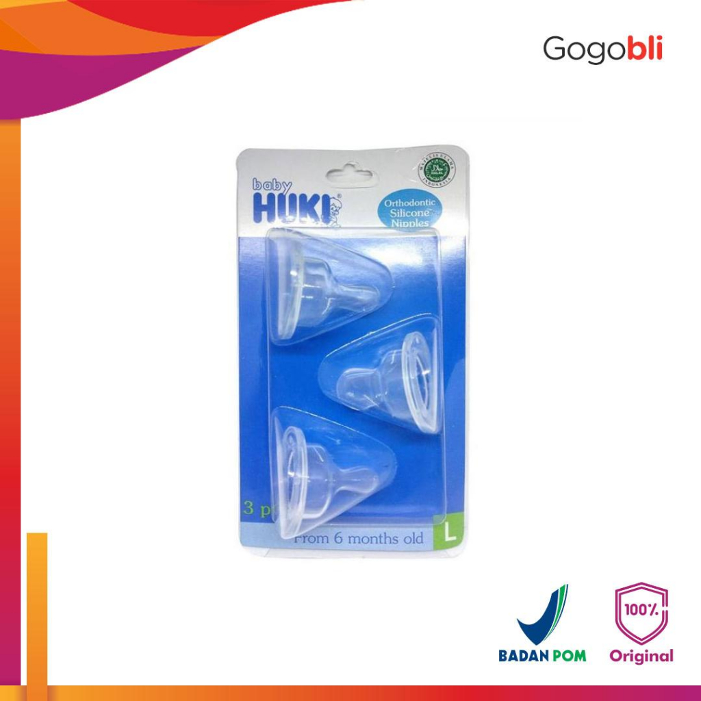 Huki Dot Silicone Ortho Blister L 3s