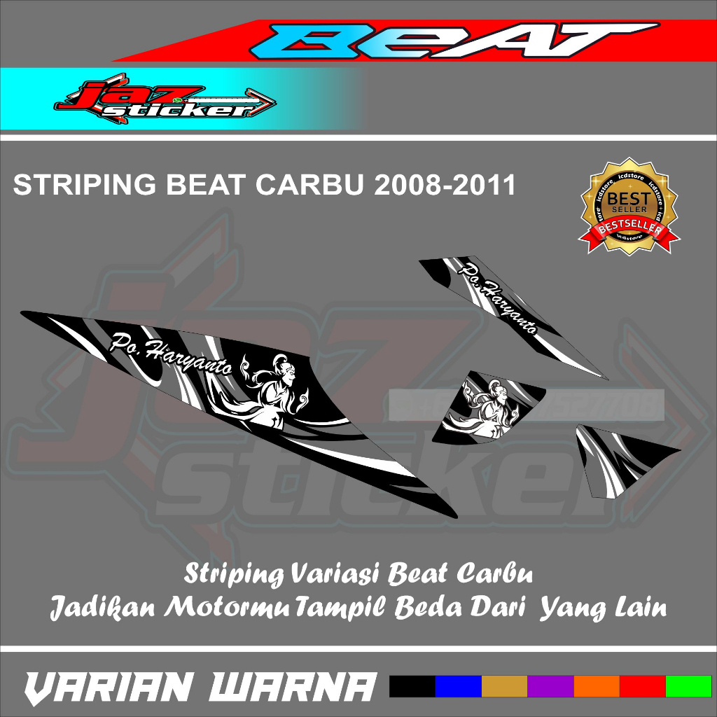 "STRIPING BEAT CARBU/ 2008 / 2011/ VARIASI / BUS PO HARYANTO / GRAFIS / BASURI / STICKER BUS / STICK