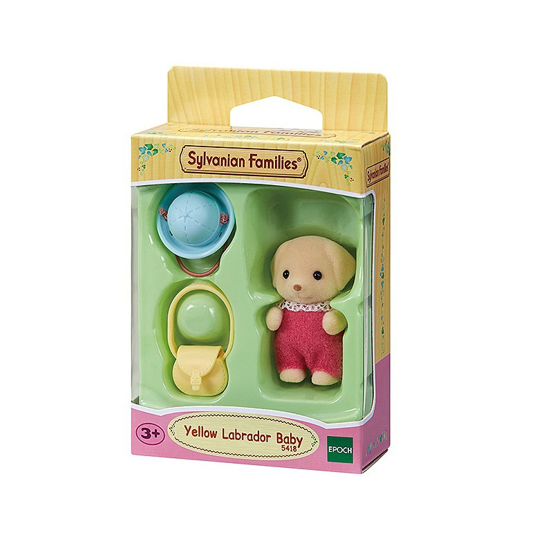 Mainan Figure Miniatur Sylvanian Families Yellow Labrador Baby New
