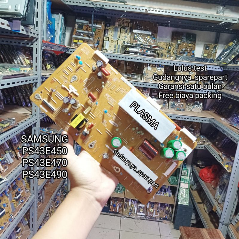 Y MAIN PLASMA SAMSUNG PS43E490 PS 43E490 YMAIN Y-MAIN YSUZ YSUZSTAIN PLASMA SAMSUNG