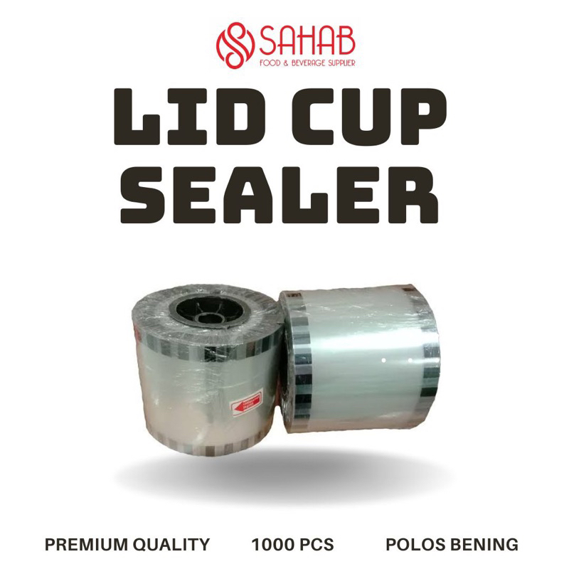 lid cup sealer / Plastik press cup / lid cup bening & motif