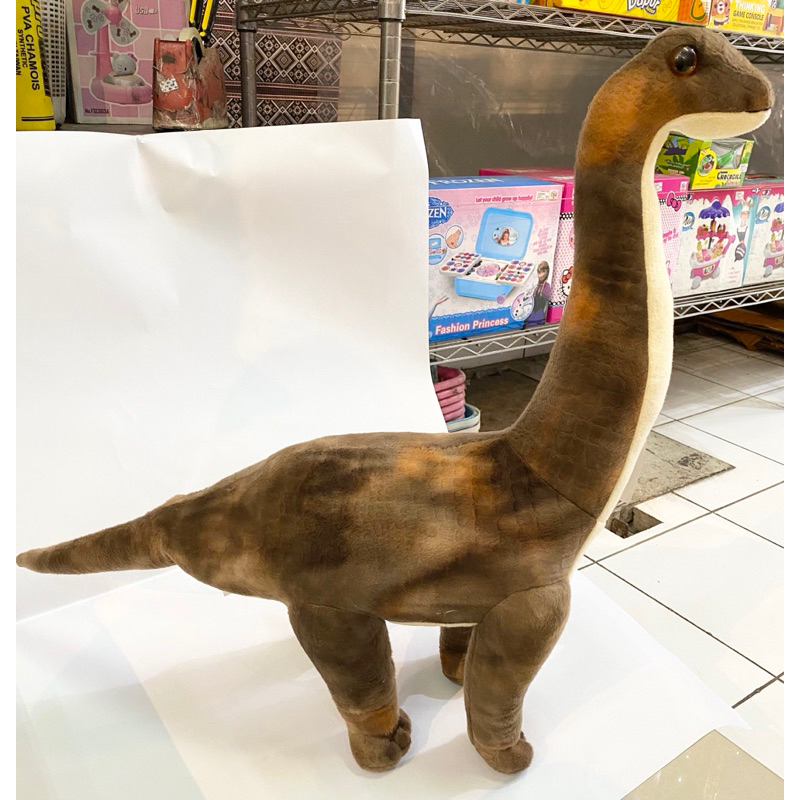 Boneka Dinosaurus leher panjang baik makan tumbuhan jumbo besar gede big size giant tinggi / Dino Br
