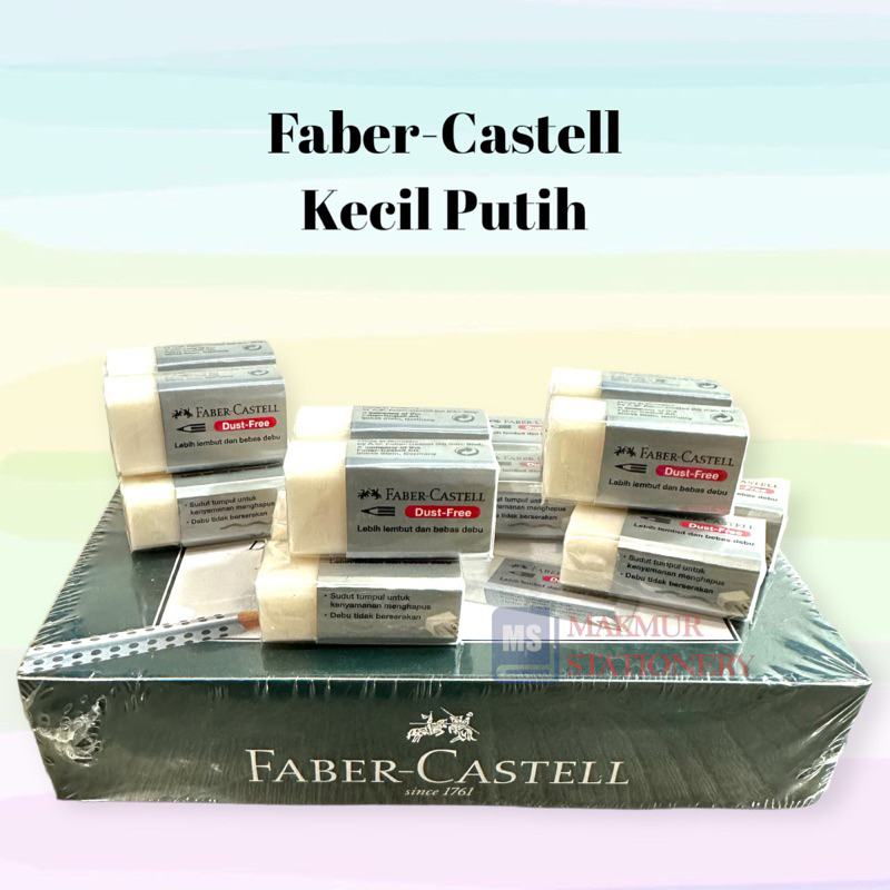 

Penghapus Faber Castell DUST-FREE Kecil Putih (Pcs)
