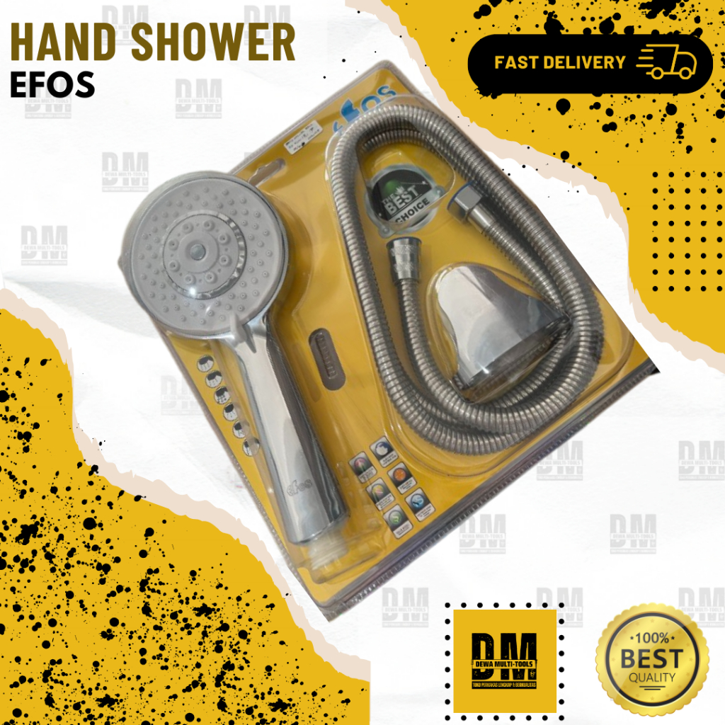 Hand Shower EFOS Set Kamar Mandi Hand Shower Air Komplit Lengkap