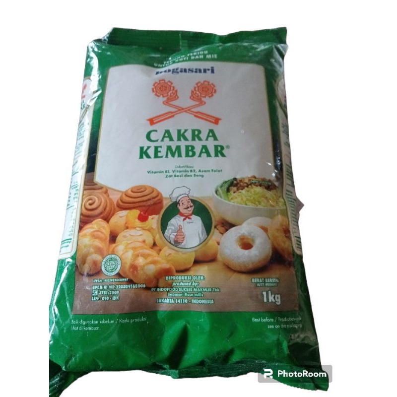 

Cakra Kembar 1 kg Premium Tepung Terigu