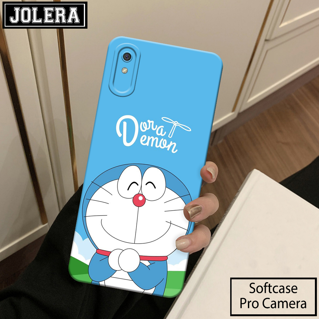 Case Hp Softcase XIAOMI REDMI 9A Case Hp XIAOMI REDMI 9A  Silikon Hp XIAOMI REDMI 9A Motif Cartoon K